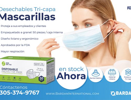 Mascarillas desechables de 3 capas: ahora en stock