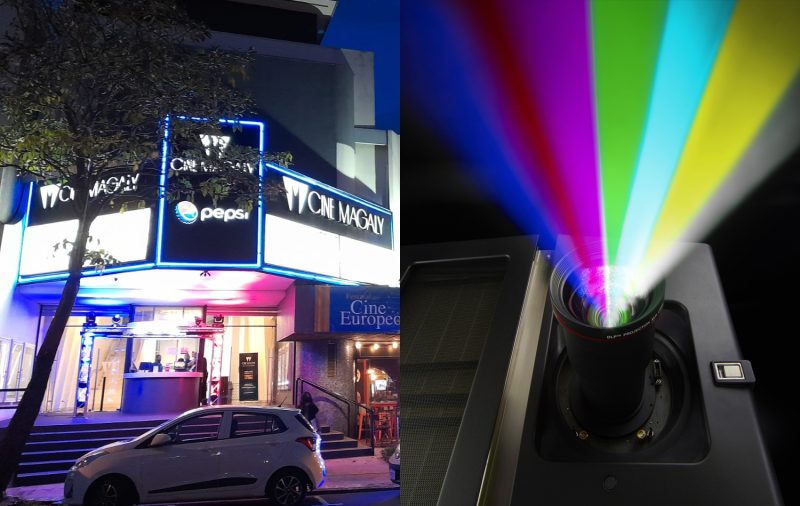 Avatar premier at Cine Magaly featuring the latest Series 4 laser